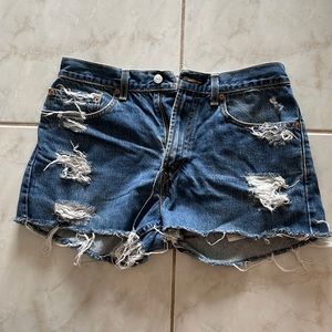 Vintage denim shorts